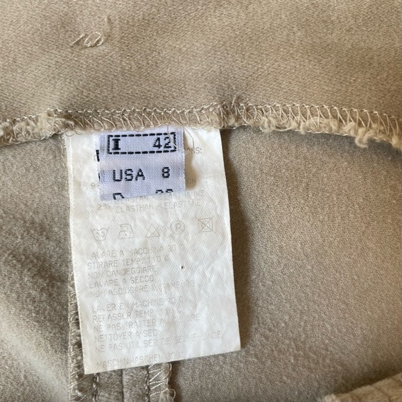 |Roberta Scarpa| Vintage Suede Ruffled Tiered Skirt Woman’s Size 8 - Picture 4 of 10